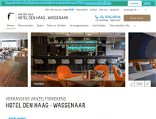 Tablet Screenshot of hoteldenhaagwassenaar.nl